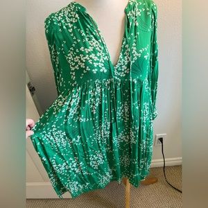 New ba&sh Ogagia dress in vert